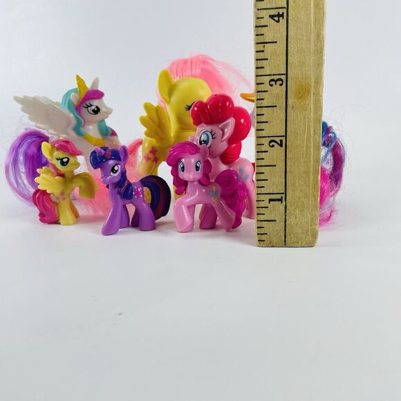 My Little Pony Lot of 7 Assorted Mixed Mini Figures McDonalds Blind Bag G4 MLP - Picture 2 of 16